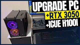 Upgrade PC RTX 3050 Corsair Icue H100i B550 Gamer  Placa Mãe Com Defeito [upl. by Neyut517]