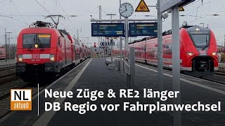 Fahrplanwechsel Lausitz  Neue Züge bei DB Regio längerer RE2 Siemens Mireo WLAN und mehr Komfort [upl. by Avin]