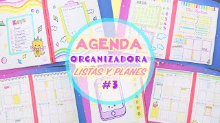 AGENDA  Bullet Journal  Listas y Planeadores  Planéate conmigo 🌈  Manualidades aPasos [upl. by Edmonds]