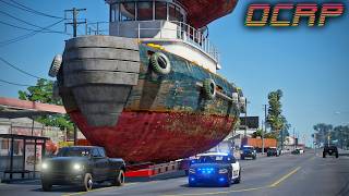 Tug Boat Tower in GTA RP  OCRP [upl. by Aeniah]