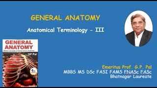 6 Anatomical Terminology III General Anatomy [upl. by Shanleigh]