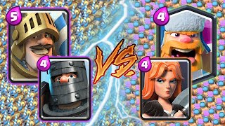 PRINCE TEAM VS AXE TEAM  Clash Royale Challenge 313 [upl. by Ained]