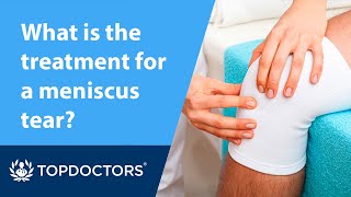 What is the treatment for a meniscus tear [upl. by Oswell]