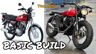 TMX 125 BASIC SCRAMBLER BUILD ngayon araw i buo na natin [upl. by Cita519]