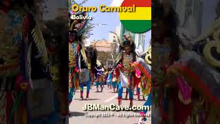 ORURO CARNIVAL dancing in BOLIVIA JBManCavecom Shorts [upl. by Skardol97]