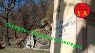 Omegna Quarna sopra via Fontegno video senza audio [upl. by Yllib]