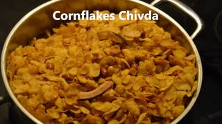 How to make Cornflakes chivda  Easy way Chivda  Diwali Faral Recipe [upl. by Yatnuhs]