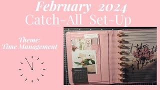 Planner Set up for Catch All Planner Febrary 2023 [upl. by Tracey]