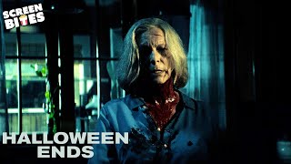 The Final Destruction of Michael Myers End Scene  Halloween Ends 2022  Screen Bites [upl. by Mcarthur]