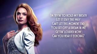 Loren Allred  NEVER ENOUGH LYRIC VIDEO The Greatest Showman Soundtrack [upl. by Ydor]