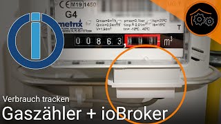 Gaszähler mit ReedKontakt  Zählerstand mit dem ioBroker tracken [upl. by Om]