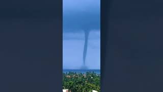 27 September 2024  West Palm Beach Florida USA  Twin waterspouts formed due to Hurricane Helene [upl. by Ivey707]