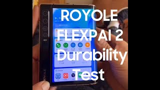 Royole FlexPai 2 Durability Test amp Bend Test [upl. by Farhi]