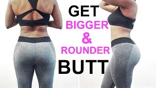 how to get bigger amp round butt4 most effective buttocks exercises for big round butts amp wider hips [upl. by Ecnerrat874]