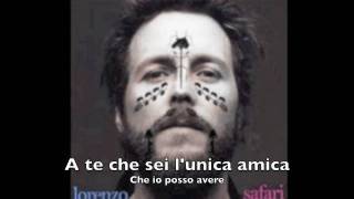 A te Jovanotti  Lyrics HD [upl. by Larochelle]