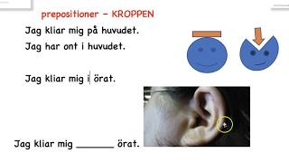 Sfi B Kan du Prepositioner kroppen [upl. by Nryhtak]