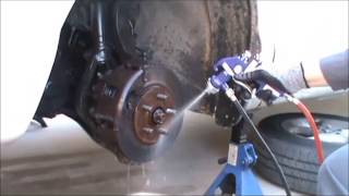 Brakes cleaning without expensive aerosols [upl. by Jepum]