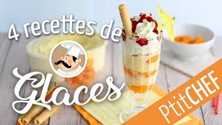 Top 4 de nos recettes de glaces  Ptitchefcom [upl. by Highams]