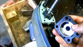 Replace impellerRebuild waterpump on a Yamaha F4 outboard [upl. by Rivkah]