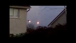 UFOs in formation over CorkIreland Decmeber 2012 [upl. by Shultz]