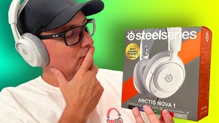 SteelSeries Arctis Nova 1 Gaming Headset Review BUDGET BANGER [upl. by Ynnek12]