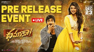 Dhamaka PreRelease Event LIVE  Ravi Teja  Sreeleela  Thrinadha Rao Nakkina  Bheems Ceciroleo [upl. by Myrlene]