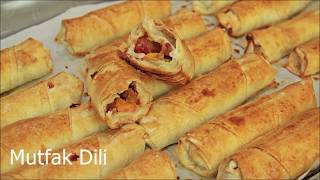 KAHVALTI İÇİN FIRINDA PAÇANGA BÖREGİ✅BÖREK TARİFLERİ🔝MUTFAK DİLİ [upl. by Illona]