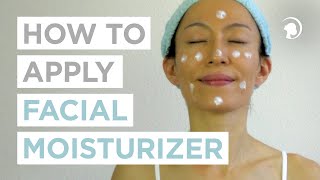 How To Apply Facial Moisturizer CORRECTLY 🧖‍♀️ [upl. by Anitsirhcairam716]