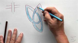 How To Draw A Triquetra Knot [upl. by Joline527]