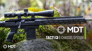 MDT TAC21 GEN2 Chassis for Precision Rifles [upl. by Kcajyllib530]