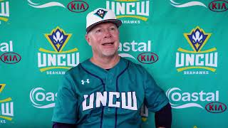 UNCW Baseball Head Coach Randy Hood  Postgame vs Northeastern 050723 [upl. by Enalda741]