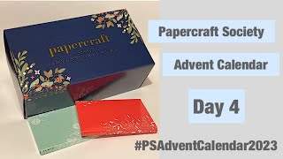 Papercraft Society Advent CalendarDay FOUR reveal PSAdventCalendar2023 CraftStashcoukTV [upl. by Nidia]