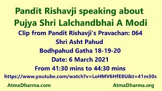 Pandit Rishavji  Pujya Lalchandbhais Pravachan on Rahasya Purna Chithi in Songadh in 1976 or 1977 [upl. by Margaretta]