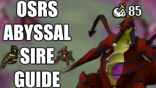 OSRS Abyssal Sire Boss Guide  Mid LVL Friendly [upl. by Ackerman]