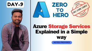 Day9  Azure Storage Services and Usecases  Blob  File  Tables and Queues freeazurecourse [upl. by Kit15]