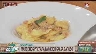 Vamo Arriba  Capeletis caseros con salsa Caruso [upl. by Ariaec42]