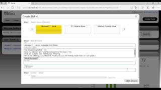 Connectwise  Portal  Creating Service Ticket [upl. by Arri]