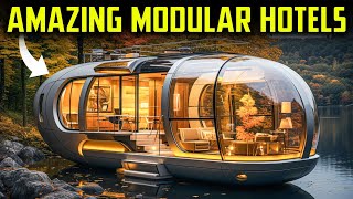 12 Fantastic Modular Hotels In the World Capsule Hotel [upl. by Umeko629]