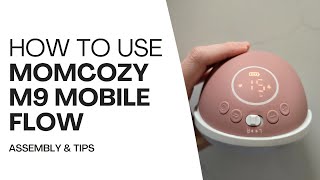 How To Use Momcozy M9 Mobile Flow Complete Guide including Assembly Setup and Tips [upl. by Amalia]