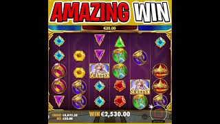 GATES OF OLYMPUS SLOT ‼️ €50 BET 🤑 AMAZING WIN shorts [upl. by Anaert]