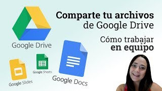 Cómo trabajar en grupo y compartir documentos en Google Drive [upl. by Acinemod]