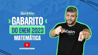 Gabarito ENEM 2023 Matemática  45 Questões Resolvidas [upl. by Braunstein]