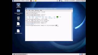 Terminal Commands in Fedora pt1 [upl. by Lyram539]