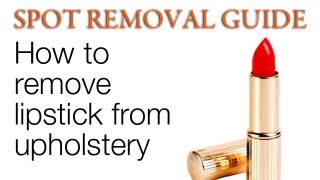 How to Get Rid of Lipstick Stain  Spot removal Guide [upl. by Anohr708]