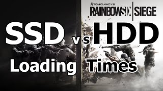 R6 HDD vs SSD load times [upl. by Troxell316]