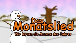 Monate Lied deutsch  Jahreszeiten lernen im Zeitraffer  quotCalendar Song germanquot Month of the Year [upl. by Eedrahs]