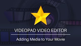 How to Add Video Audio and Image Files  VideoPad Video Editor Tutorial [upl. by Razal244]