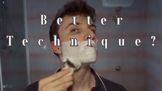 Trying this new lathering technique  ASMR Shave [upl. by Abel]