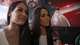 The Bella Twins are excited to return home to Raw together WWE Exclusive Sept 3 2018 [upl. by Winifred]