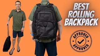 Best Rolling Backpack 2023  Matein [upl. by Anij]